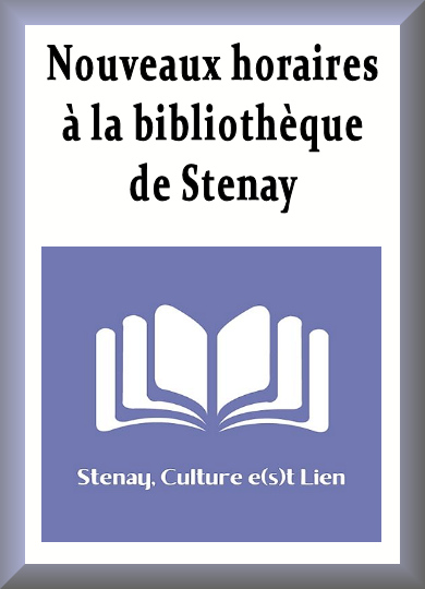 Nouveaux horaires à la bibliothèque de Stenay